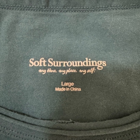 Soft Surroundings green Tunic Size L - Picture 5 of 8